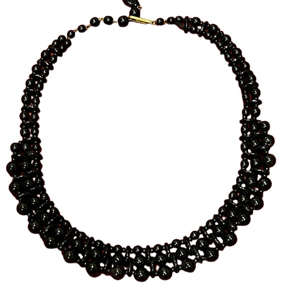 Jewelry - 1930s Glass Beaded Choker Necklace - Made in Germany